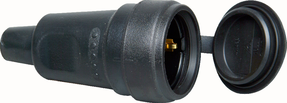 Kopp Rubber Cap Large IP44 Black - 181416005