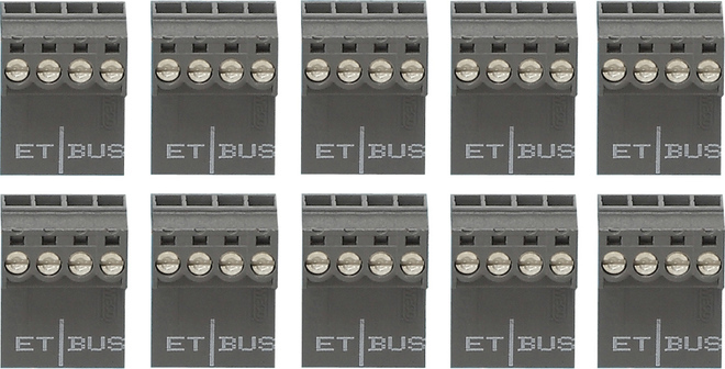 Gira Juego de conectores de terminal de comunicación de puerta 10 piezas - 851800