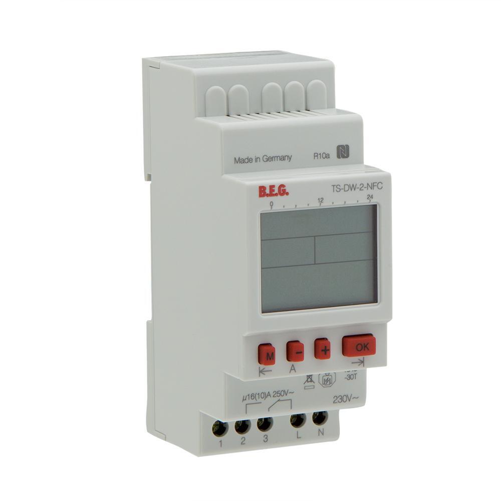 BEG NFC Time Switch Clock 1 Channel TS-DW-2-NFC - 93152