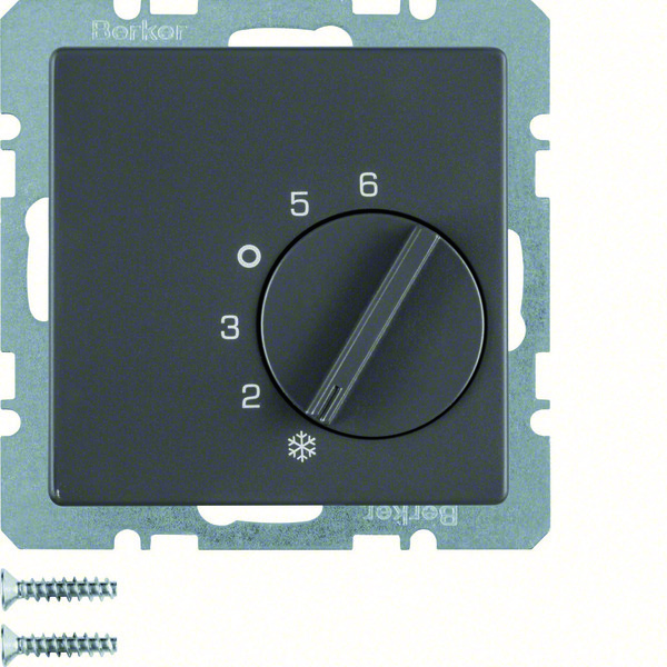 Hager Berker Raumthermostat mit Umschaltkontakt Ameisensamt - 20266086