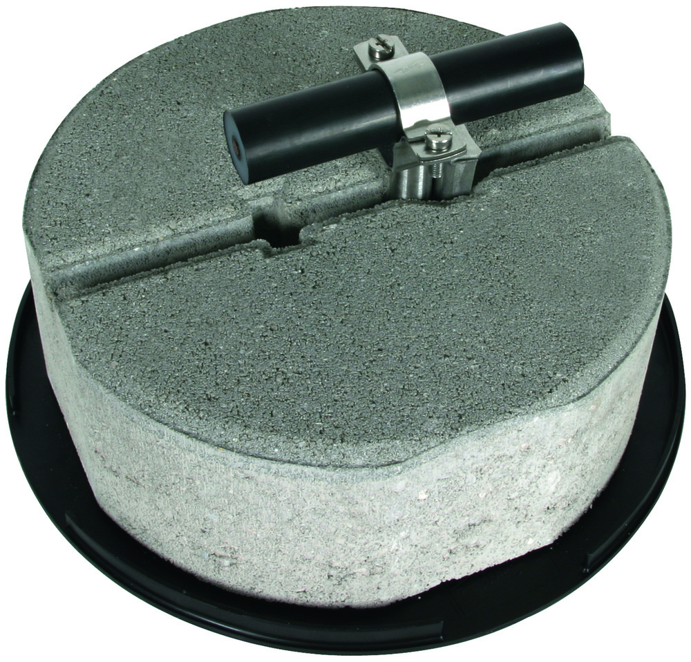 Dehn Roof Condition Holder With Support Plate And Concrete Block - 253334