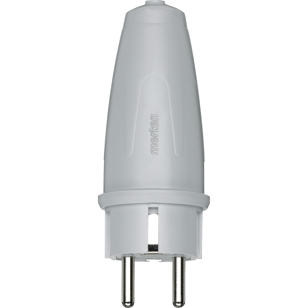 Schneider Enchufe PVC IP44 16A 250VAC Gris Contacto Stop - 125463