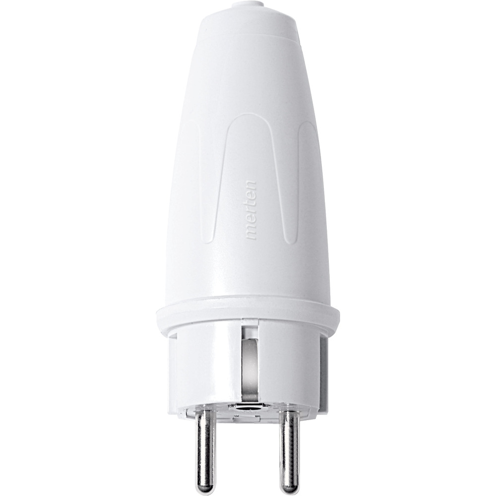 Schneider Enchufe PVC Blanco IP44 2P+RA 16A/250V Contacto Stop - 125462