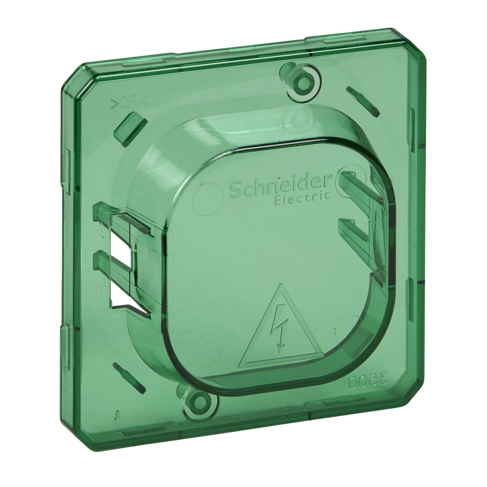 Schneider Electric Couvercle de protection pour interrupteur et prise vert - MTN3900-0000