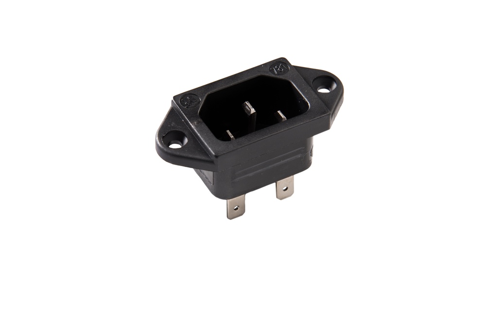 Martin Kaiser Chassis Inlet Appliance Plug C14 70 degrees /10A Black - 781/63/sw [500 pieces]