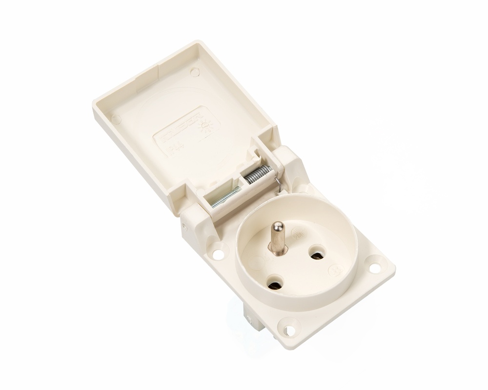 Martin Kaiser 1-Way Flush-Fitting Socket Earthing Pin IP44 - 497/1/kws [70 pieces]