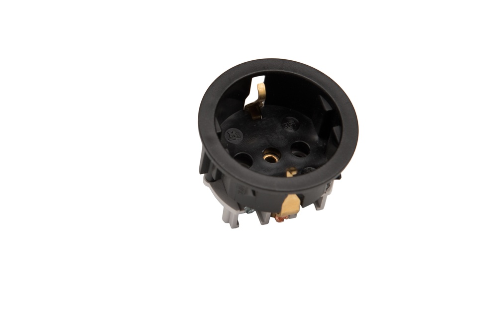 Martin Kaiser 1-Way Flush-Fitting Socket With Earthing Contact IP20 Black - 391/2/sw [100 pieces]