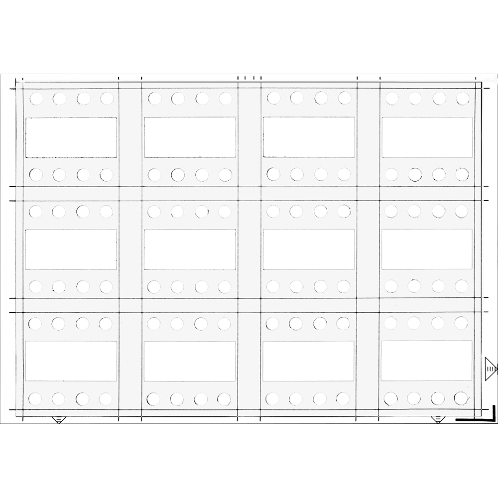 Bticino MyHome A5 Cadre de couverture horizontal blanc IP20 - BT3542