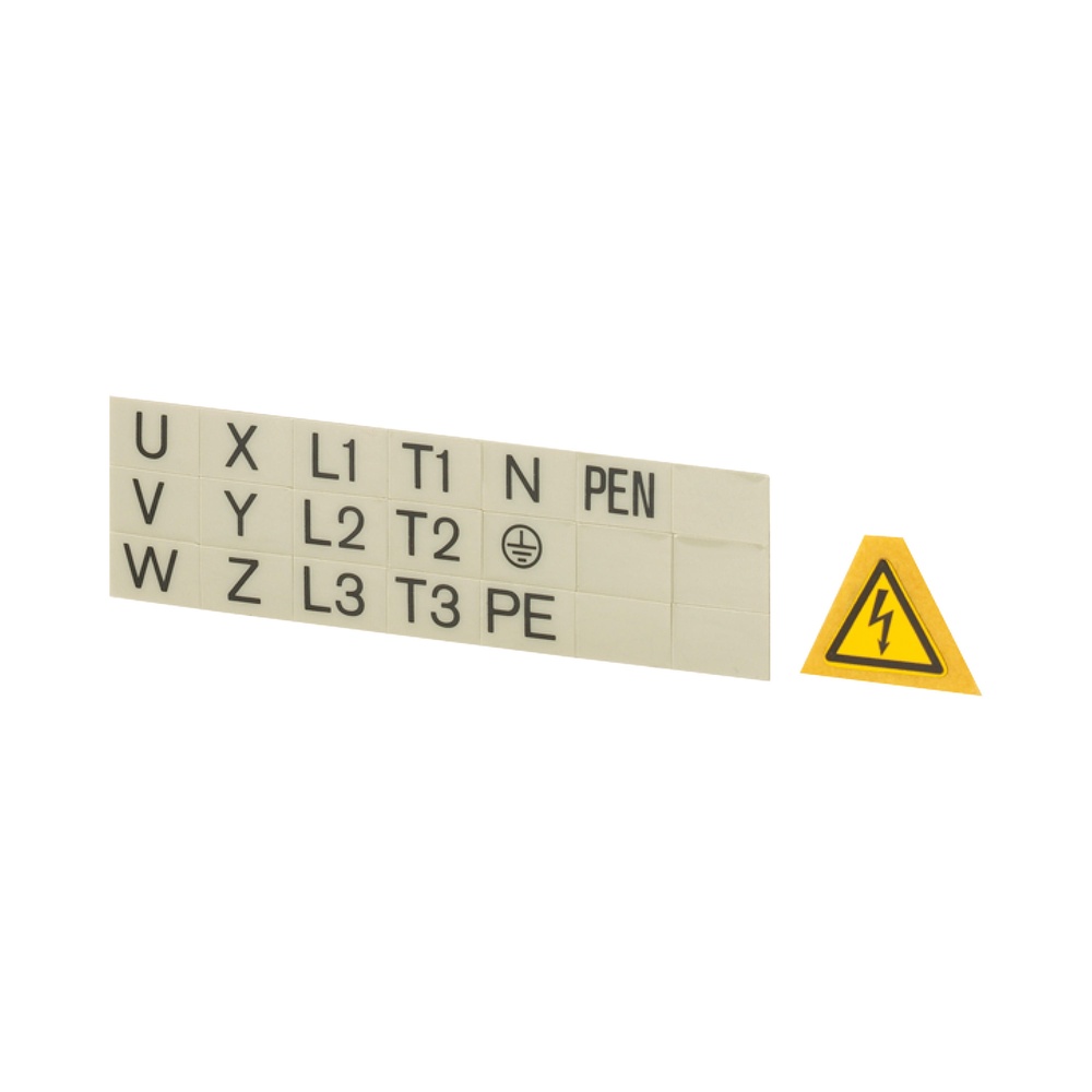 Eaton BPF-NZM10 Lightning Symbol And Terminal Marking For NZM10 - 231363