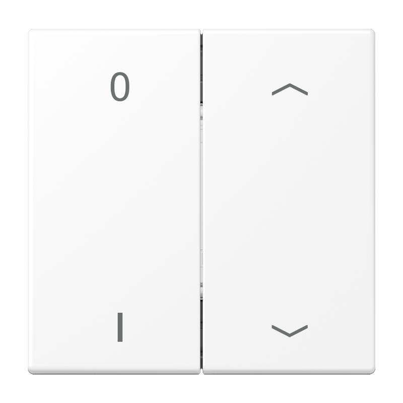 Jung EnOcean 4-Channel Wall Transmitter With Symbols LS990 - ENOLS995P01WWM