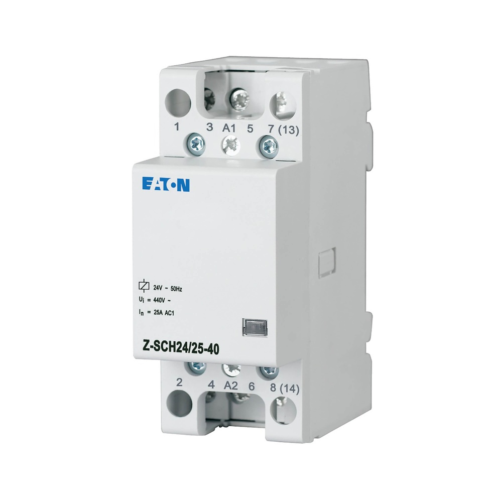 Eaton Instalación Contactor 24VAC 50Hz 25A 4NO 2HP Z-SCH24/25-40 - 248851