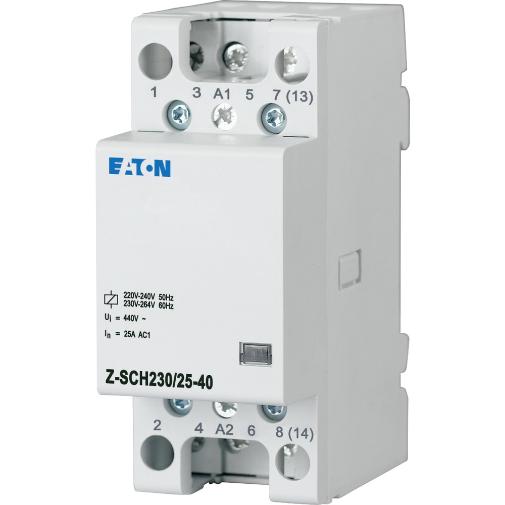 Eaton Installatierelais 230VAC 50Hz 25A 4NO 2HP - 248847