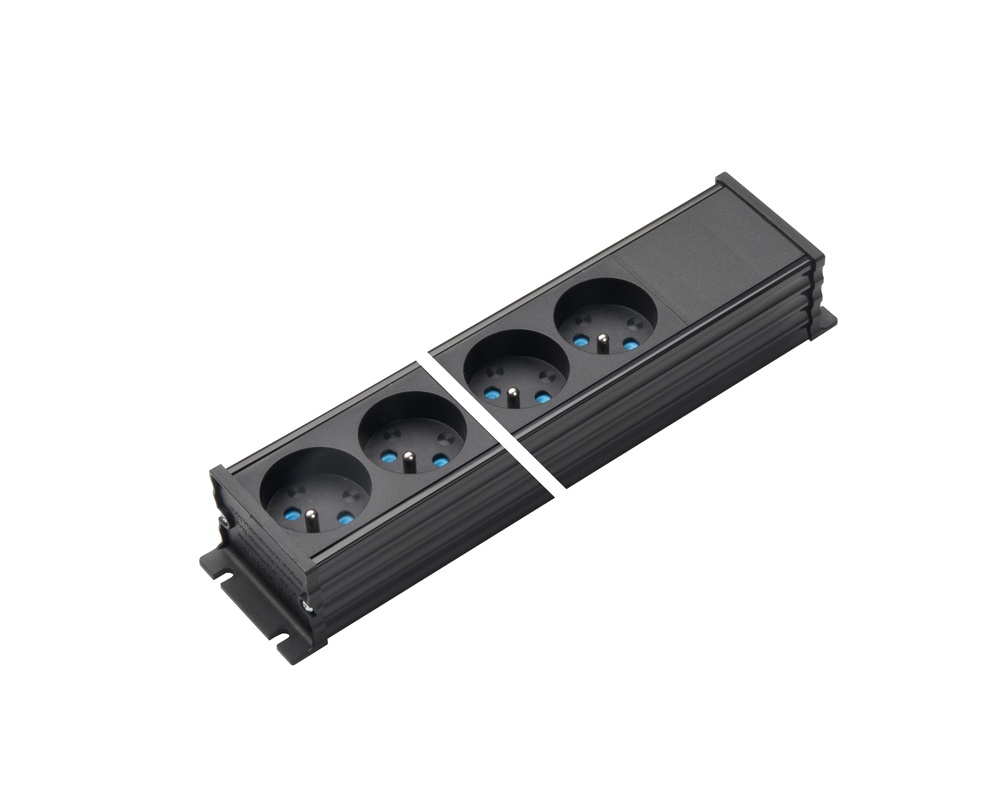 Martin Kaiser Power Outlet Strip 6-Way With Earthing Pin AC166 (European Socket) - 1254/6-1/SW