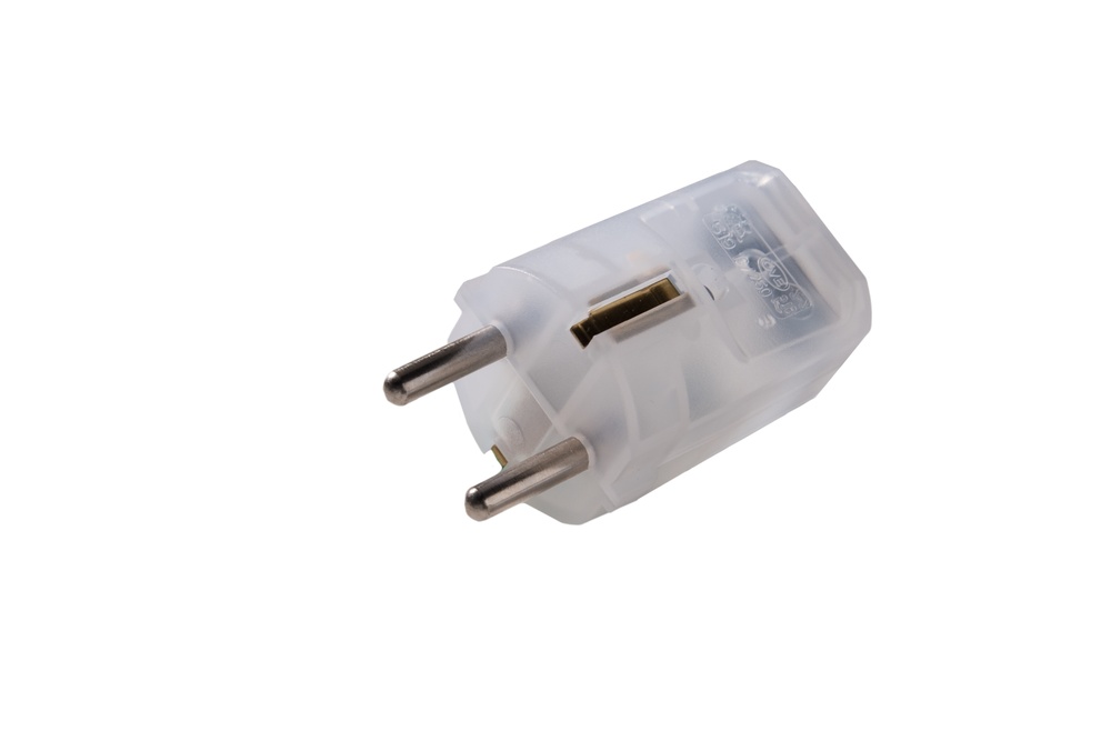 Martin Kaiser Transparent MK Plug With Earthing Contact Black Sleeve - 519oT/tr [250 pieces]