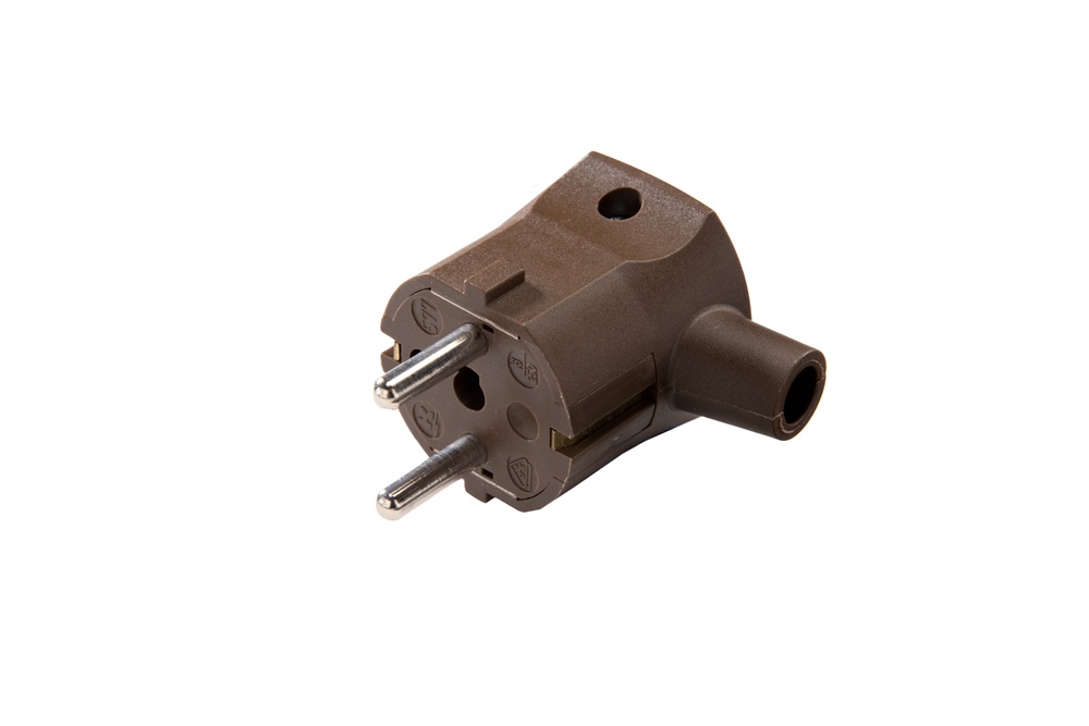 Martin Kaiser Brown MK Plug With Earthing Contact Systems - 577/br [250 pieces]