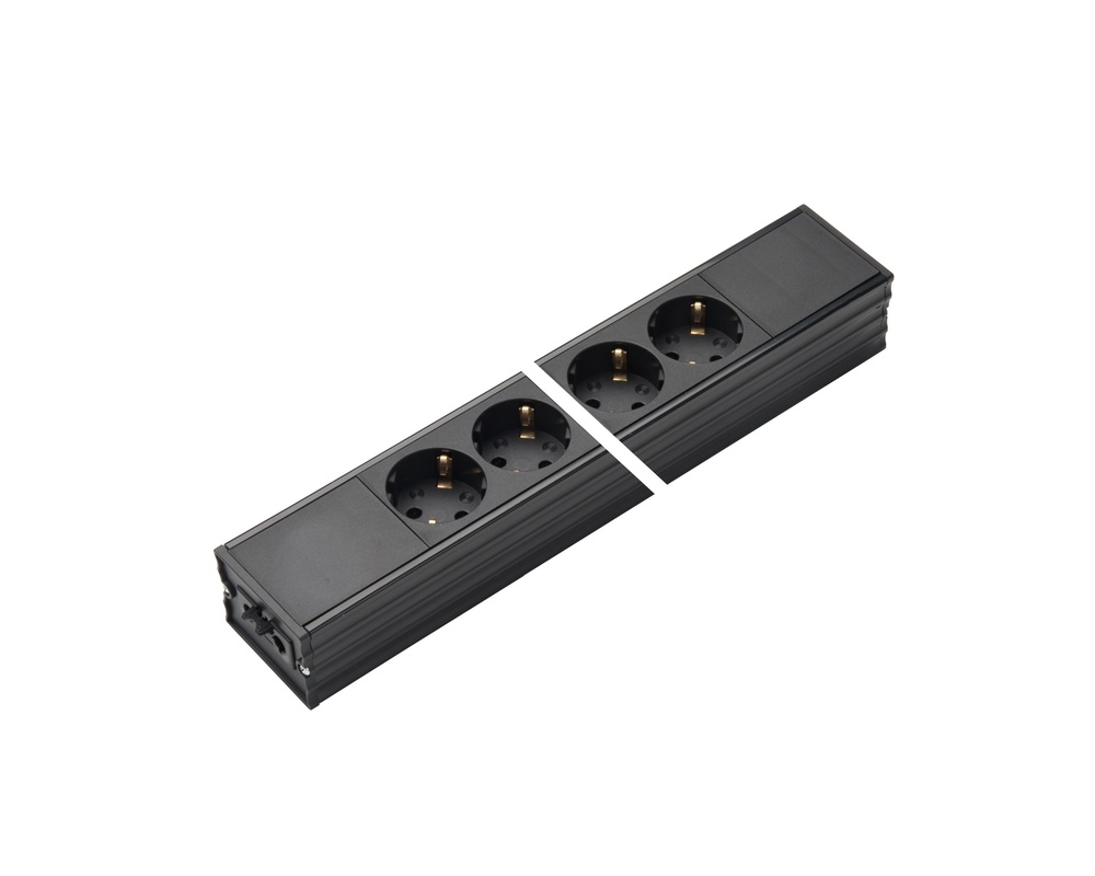 Martin Kaiser Power Outlet Strip 6-Way Input Output AC166 (European Socket) - 1156/6-2/SW