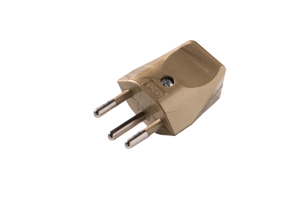 Martin Kaiser Swiss Stekker Type 12/10 Ampère Met Aardingscontact Goud - 521N/go
