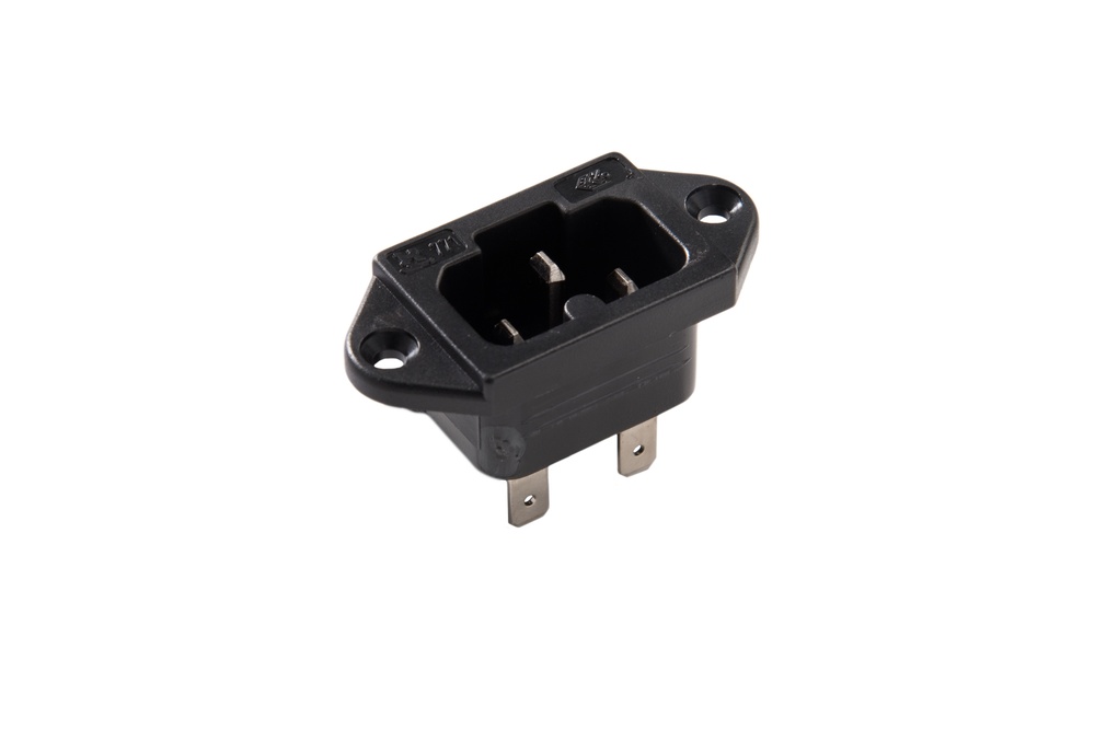 Martin Kaiser MK IEC Inlet Appliance Plug C16A Earthing Terminal6.3 - 771/63/sw