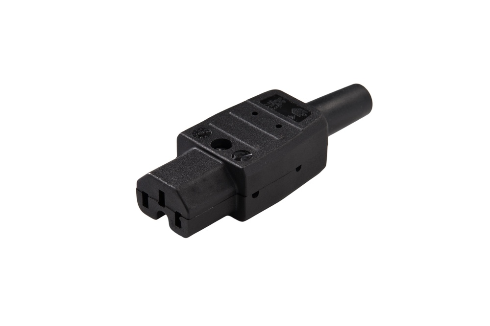 Martin Kaiser 10A MK IEC C15 Appliance Socket Black Earthing Contact - 783/sw
