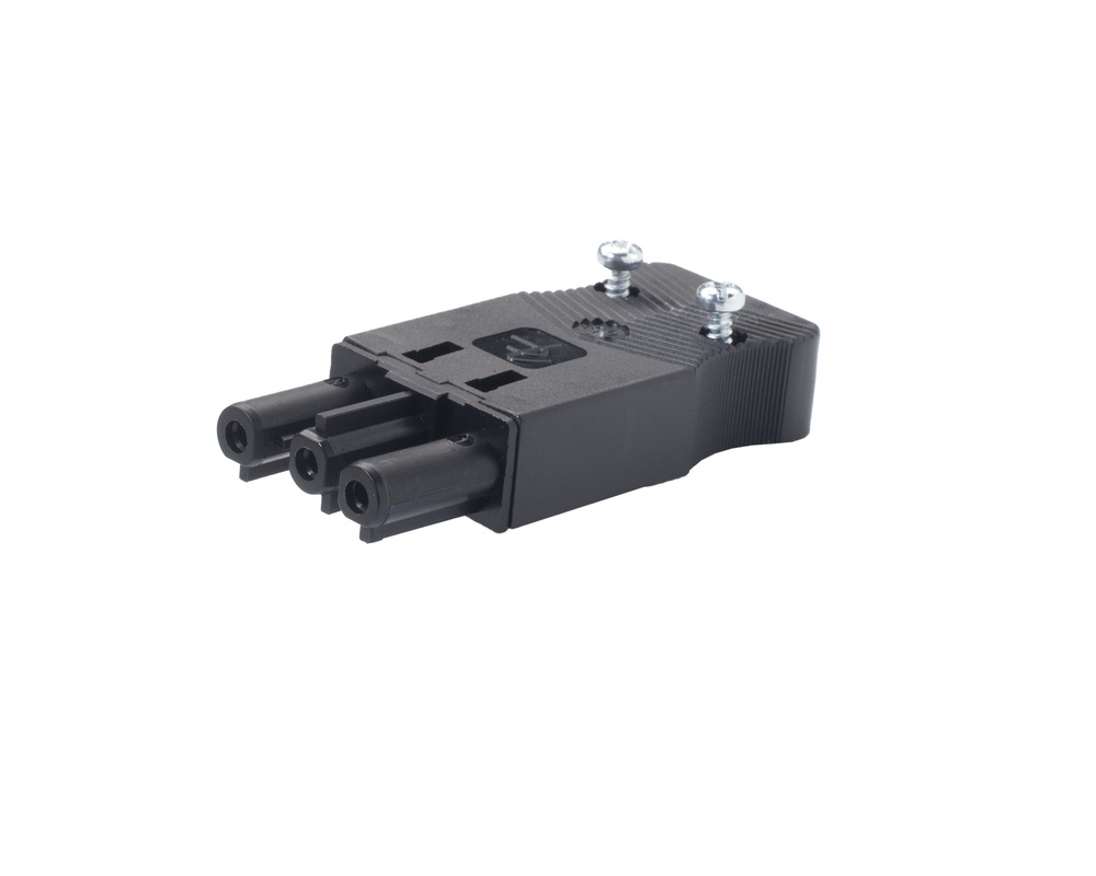 Martin Kaiser AC166 3-Pole Installation Socket 16 Amp Female Black - 1161/sw