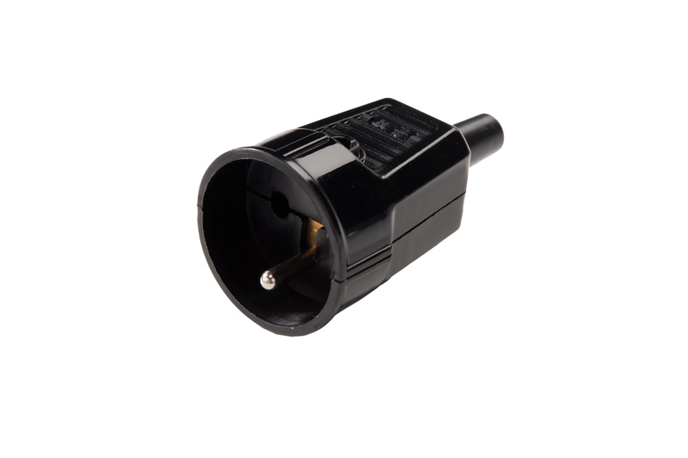 Martin Kaiser Coupling Socket With Earthing Pin Strain Relief Sleeve Black - 531mT/sw
