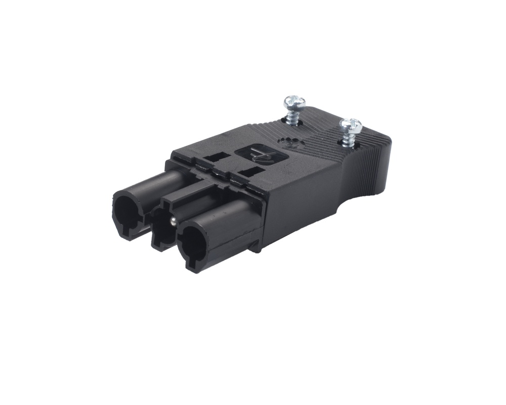 Martin Kaiser AC166 Enchufe macho tripolar de 16 amperios negro - 1162/sw