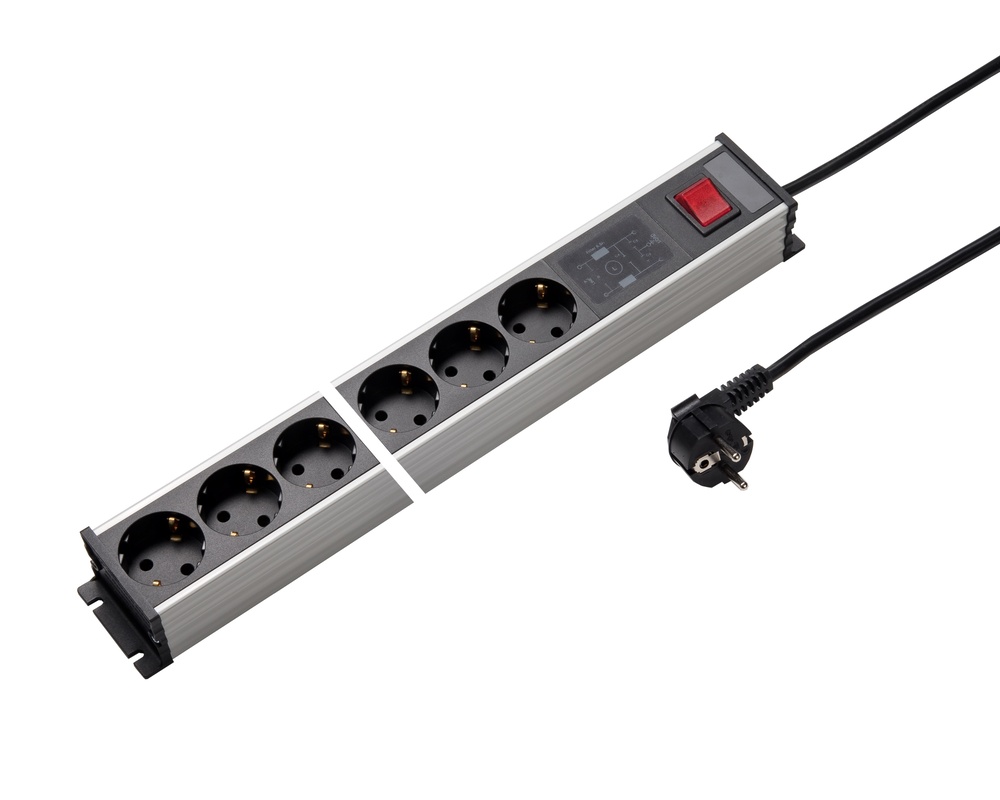 Martin Kaiser 6-Way Power Strip With Switch And 3M Cable - 1138ZL6L-SW3