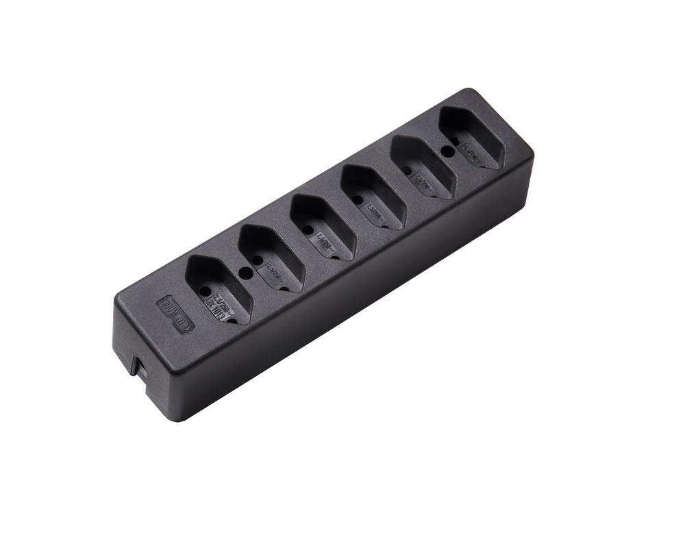 Martin Kaiser MK 6-Way Socket Euro 2.5 Amp Without Earthing Contact Black (European Socket) - 1013K/sw