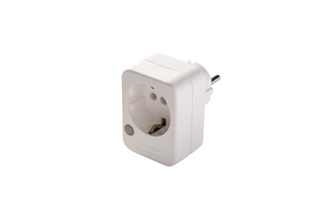 Martin Kaiser Adapter Plug With Overvoltage Protection White (European Socket) - 594/kws