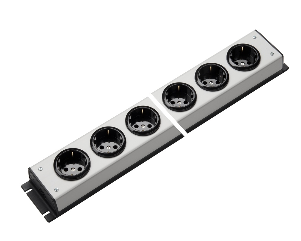 Martin Kaiser Bloc multiprises 8 voies avec contact de mise à la terre (Prise européenne) - 1057/8l-sw
