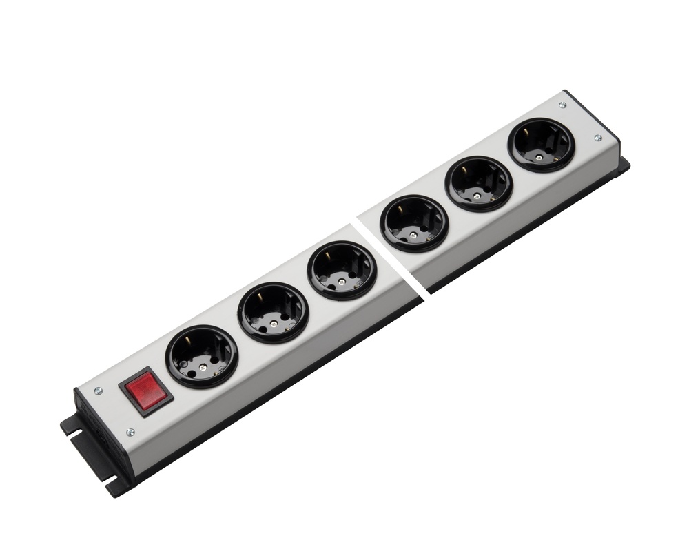 Martin Kaiser 5-Way Power Strip With Earthing Contact And Switch - 1001/5l-sw