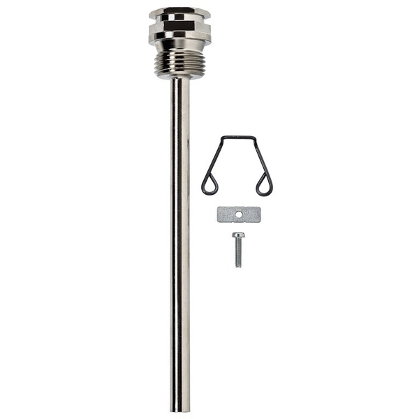 Thermowell Kit Fabricated Brass Nickel-Plated 100 mm G 1/2'' SW22 A-22P-A61