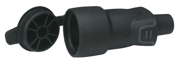 Beinrand Gummi Kontrast Plug mit Deckel IP44 - 050344 [10 Stück]