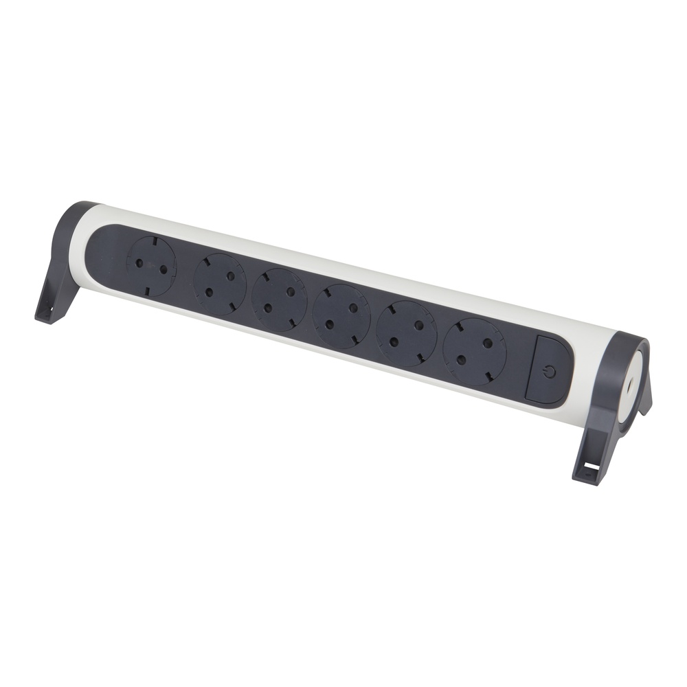 Legrand Premium Socket Box 6x2P+A Without Cord (European Socket) - 694547 [5 Pieces]