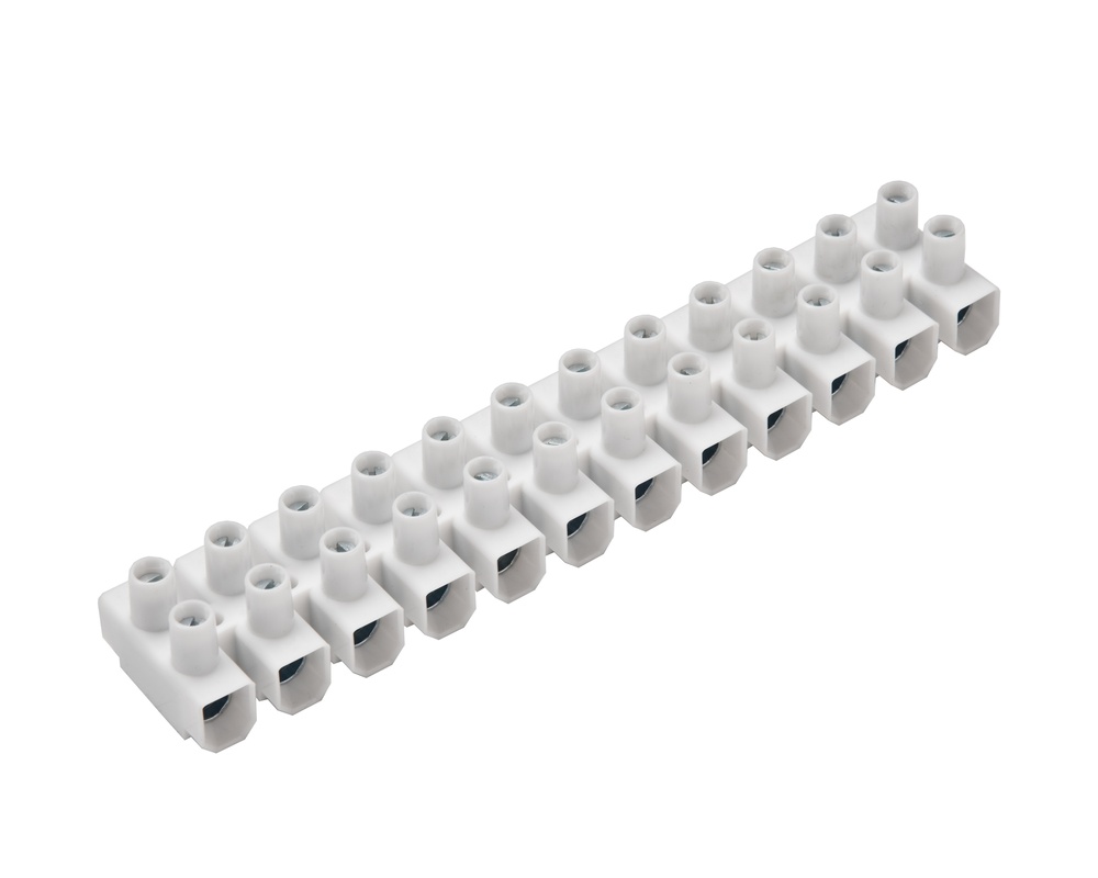 Martin Kaiser 12-Poolige Aansluitblok 25mm2 - 726/NATUR [100 Stuks]