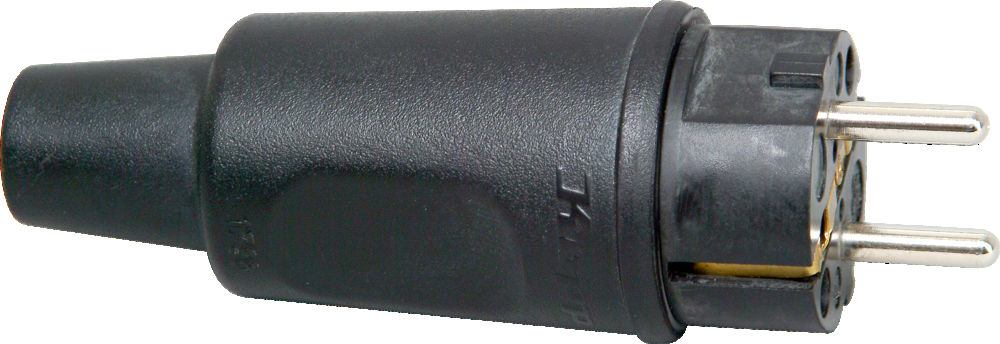 Kopp Rubberen aardingsstekker met IP44 bescherming voor zwaar gebruik - 1790.1605.9 [10 stuks]