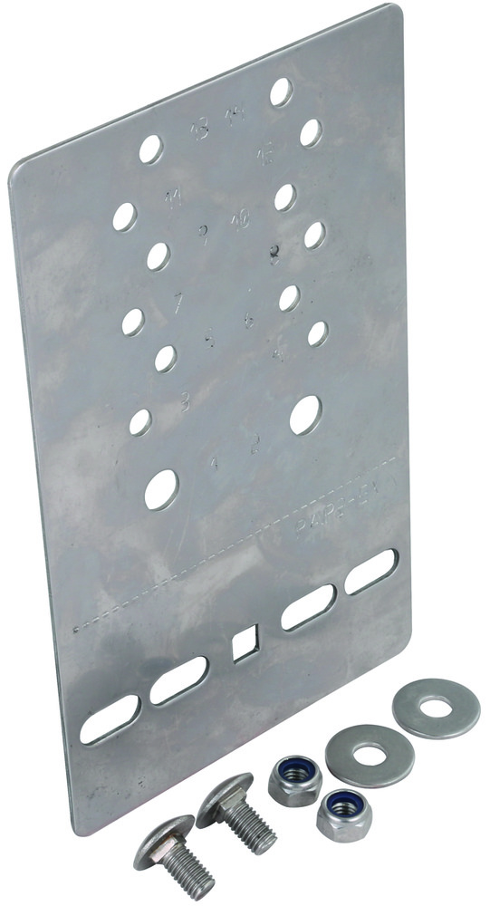 Plaque de liaison équipotentielle pour chemins de câbles Acier inoxydable - 306211 [15 Pièces]