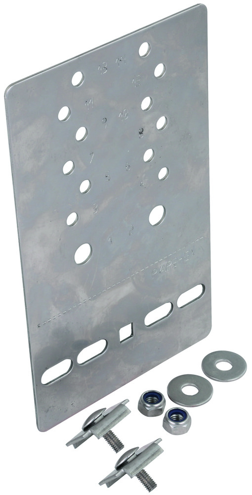 Plaque de liaison équipotentielle pour plateaux en acier inoxydable - 306213 [15 pièces]