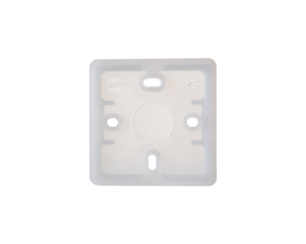 Martin Kaiser Assembly Plate for Wall Outlet Natural Square - 830/natur [100 Pieces]