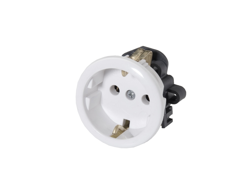 Martin Kaiser 1-Way Inbuilt Device Socket With Shutter Black - 490K/kws [40 Pieces] (en anglais)