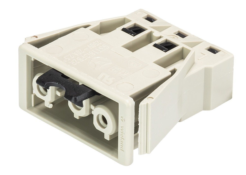Wieland Gesis Classic Snap-In Connector 3P Female - 92.031.9758.0 [100 Pieces]