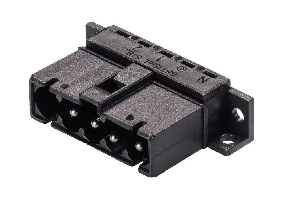 Gesis Mini Gerätestecker GST15I4L S1HB SW - 91.044.0153.1 [100 Stück]