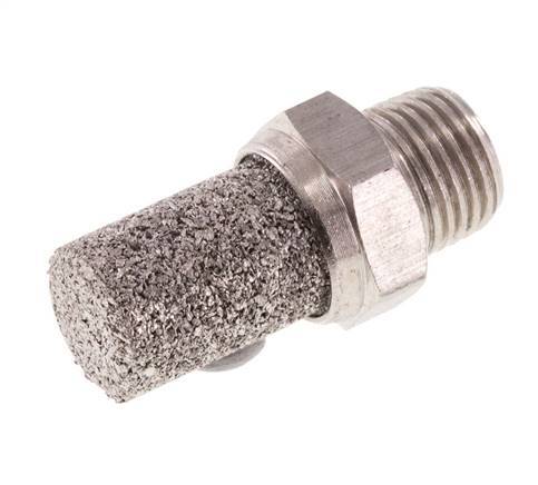 Silenciador Neumático de Acero Inoxidable NPT 1/8''