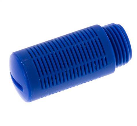 G1/2'' Plastic Pneumatic Muffler Self-Cleaning Granulate Filling