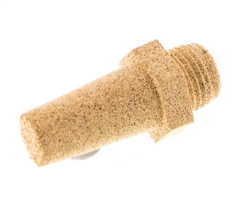 G1/8'' Sinterbronze Druckluft Schalldämpfer Sechskantverschraubung