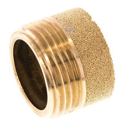 G1'' Sinterbronze Kompakter Zylindrischer Druckluft Schalldämpfer
