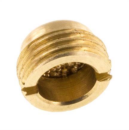 G1/8'' Bronze Fritté Compact Silencieux Pneumatique Enfichable