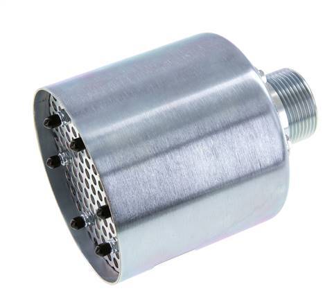 G1-1/4'' Hochleistungs-Mehrkammer-Druckluft Schalldämpfer
