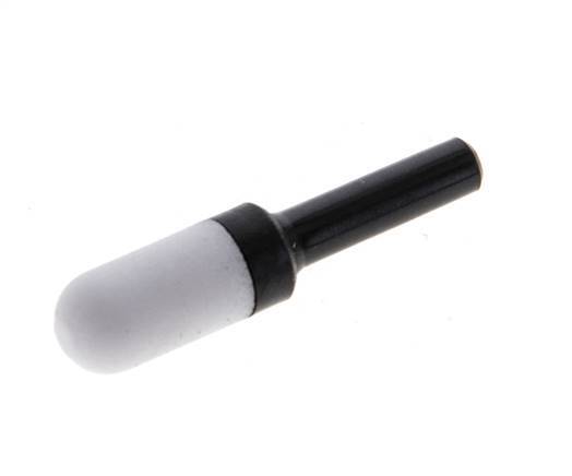 4mm Push-In PE Silenciador Neumático 10 Bar