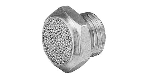 Aventics SI1 G1/8'' Silenciador Neumático Compacto de Bronce Sinterizado